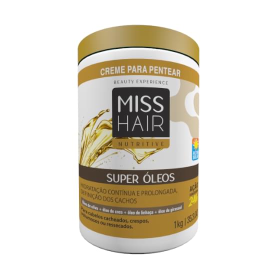 Imagem de Creme para pentear miss hair super óleos 1kg