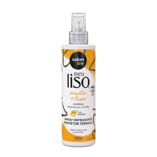 Imagem de Spray defrizante protetor térmico salon line meu liso muito + liso 240ml