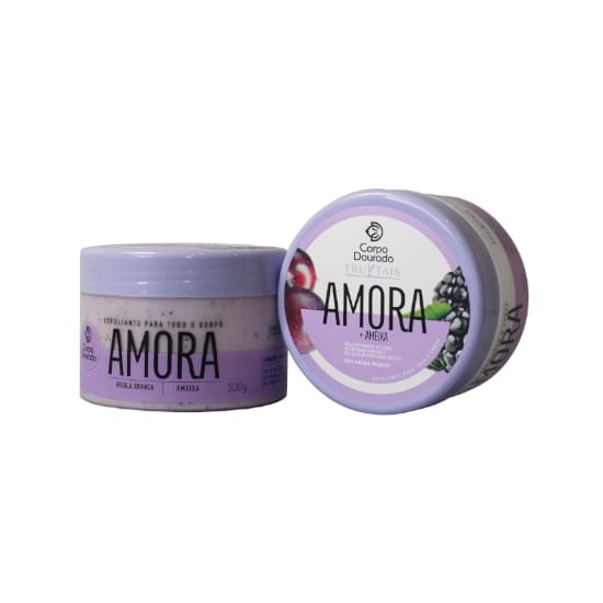 Imagem de Esfoliante para corpo corpo-dourado fruktais amora + ameixa 300g