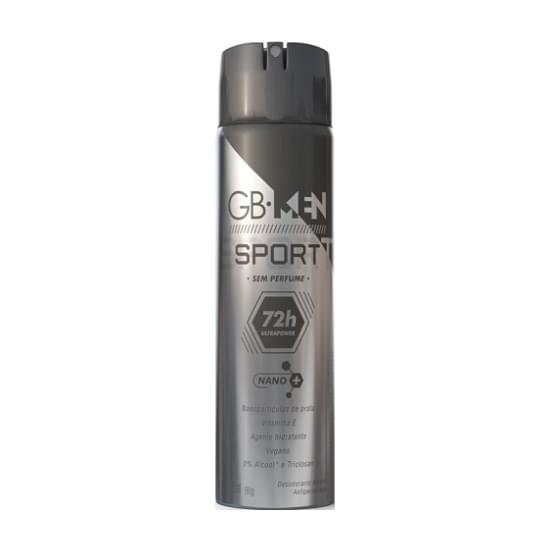 Imagem de Desodorante aerosol gb men sport sem perfume 150ml