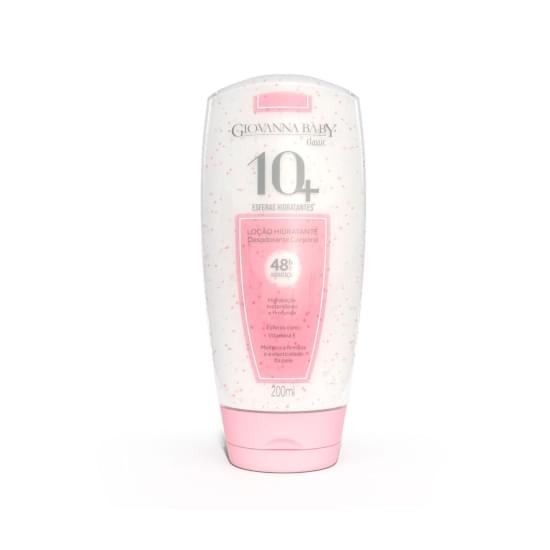 Imagem de Loção hidratante desodorante 10 classic 200ml giovanna baby