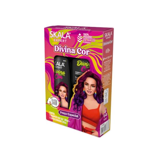 Imagem de Kit skala divina cor shampoo 325ml e condicionador 325ml