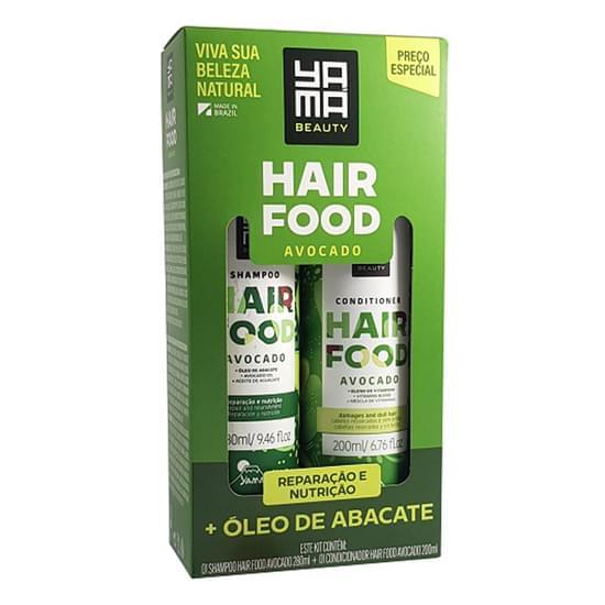 Imagem de Yamá hair food kit shampoo 280ml + condicionador 200ml avocado