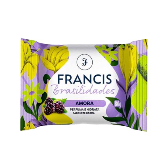 Imagem de Sabonete em barra francis brasilidades roxo 80g