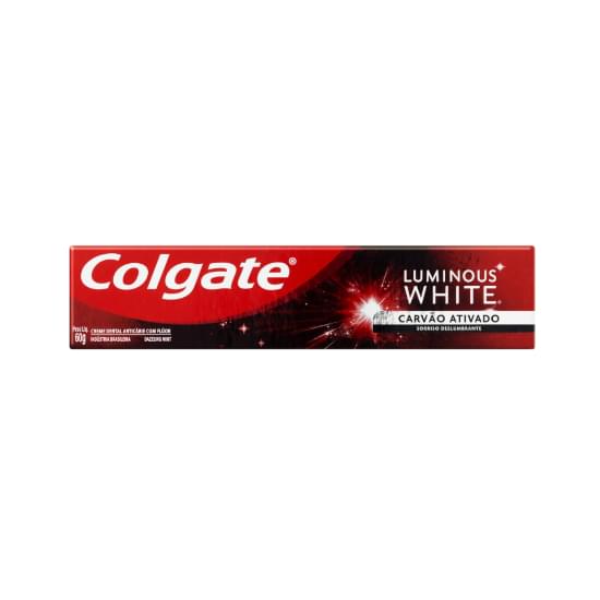 Imagem de Creme dental colgate luminous white carvão ativado 60g