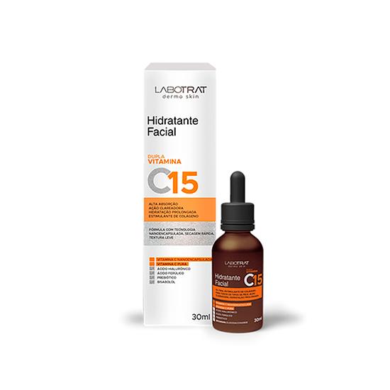 Imagem de Sérum hidratante facial com vitamina c15 labotrat 30ml