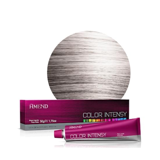 Imagem de Coloração creme amend color intensy 50g 0.1 cinza intensificador