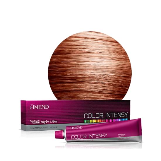 Imagem de Coloração creme amend color intensy 50g 7.43 louro medio acobreado dourado