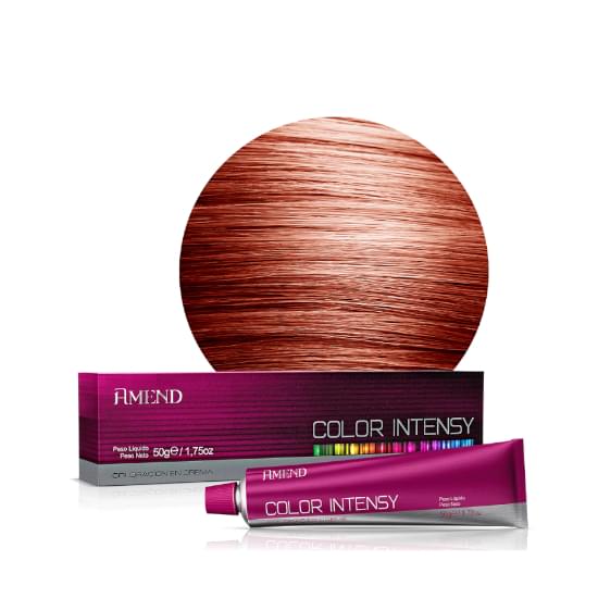 Imagem de Coloração creme amend color intensy 50g 7.46 louro medio cobre avermelhado