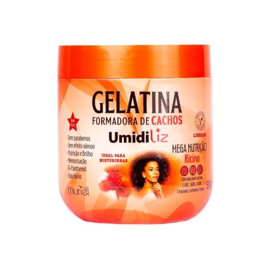 Imagem de Umidiliz gelatina rícino mega nutrição 500g