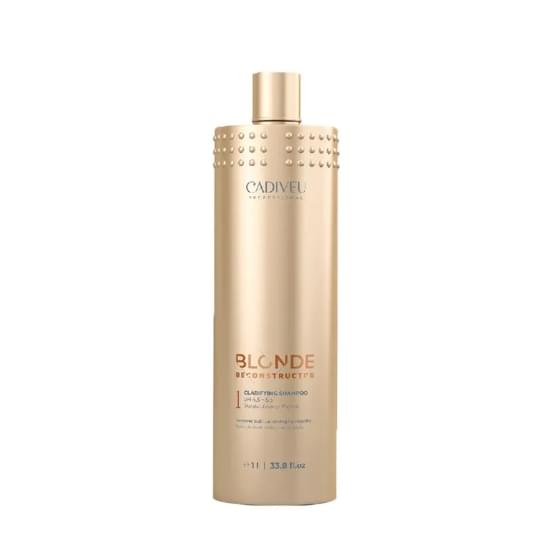 Imagem de Cadiveu professional blonde reconstructor clarifying shampoo 1l