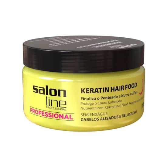 Imagem de Cera capilar keratin hair food nutrition salon line 195g