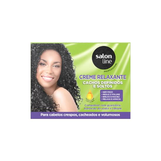 Imagem de Creme relaxante salon line óleo de coco e óleo de avelã cachos definidos e soltos 200g