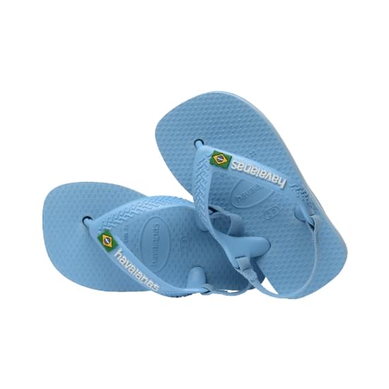 Imagem de Sandália havaianas new baby brasil logo azul lavanda 19