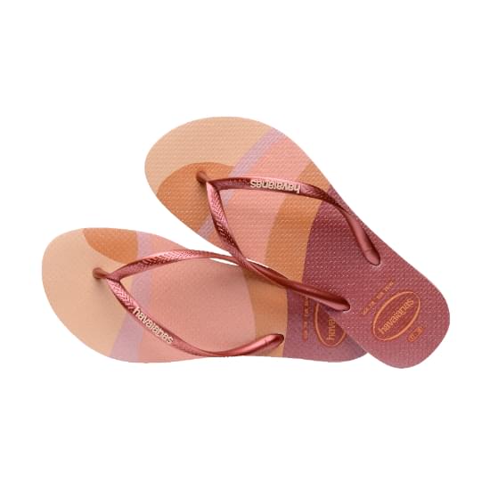 Imagem de Sandália havaianas feminina slim palette glow rosa ballet 39/40