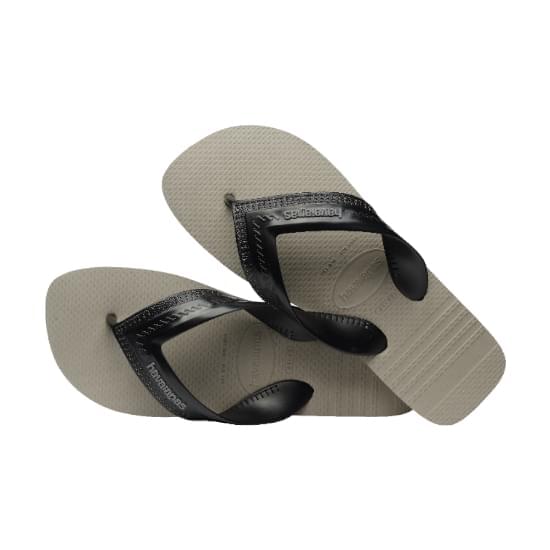 Imagem de Sandálias havaianas masculina hybrid be cimento queimado/preto 43/44