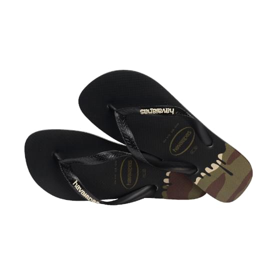 Imagem de Sandália havaianas masculina top ink areia 37/38