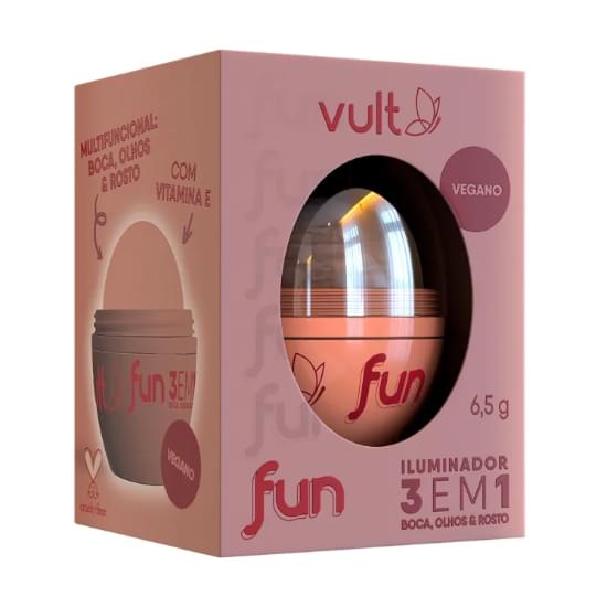 Imagem de Vult fun iluminador facial rose iluminada 6,5g