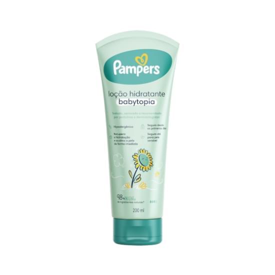 Imagem de Loção hidratante corporal pampers babytopia girassol 200ml