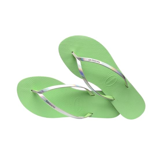 Imagem de Sandália havaianas feminina you metallic citronela 39/40