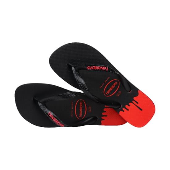 Imagem de Sandália havaianas masculina top ink vermelho rubi 37/38