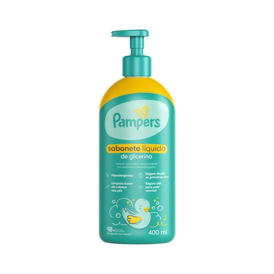 Imagem de Sabonete líquido de glicerina pampers 400ml