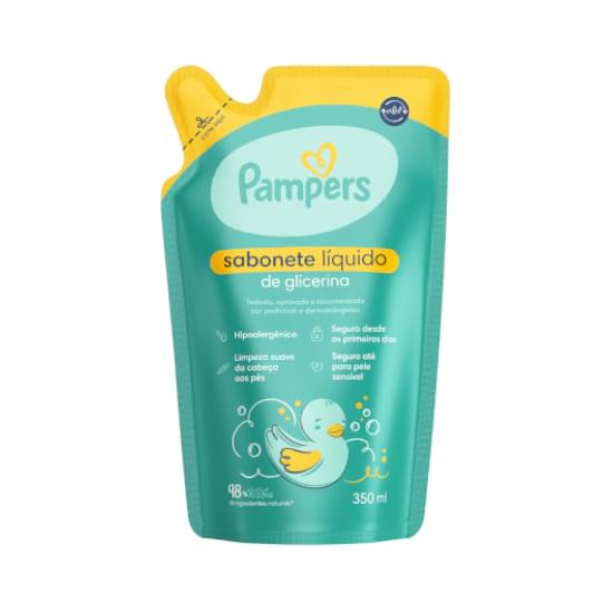 Imagem de Sabonete líquido de glicerina pampers 350ml