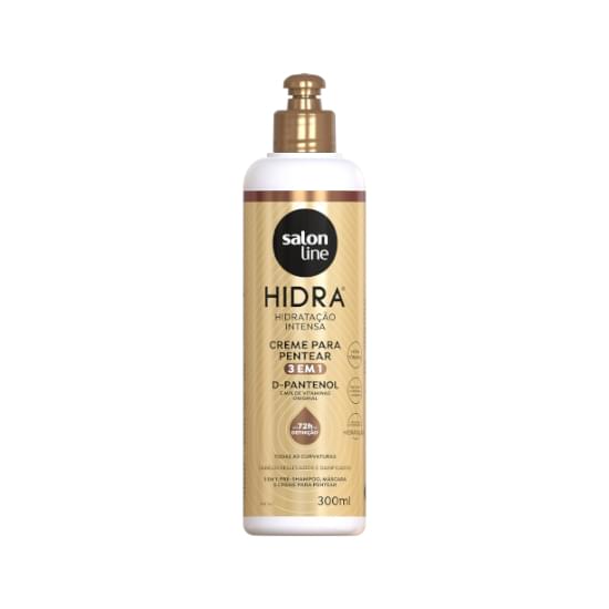 Imagem de Creme para pentear salon line hidra d-pantenol 3 em 1 300ml