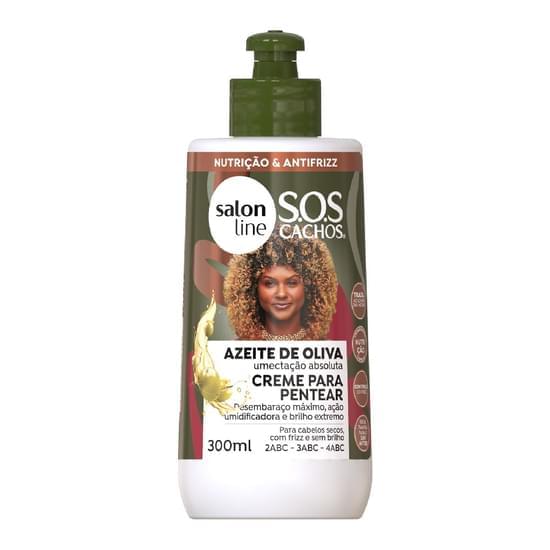 Imagem de Creme para pentear salon line s.o.s cachos azeite de oliva 300ml