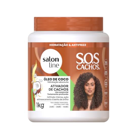 Imagem de Ativador de cachos salon line s.o.s cachos óleo de coco 1kg