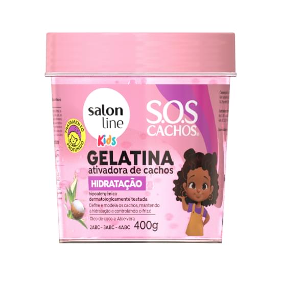 Imagem de Gelatina salon line s.o.s cachos kids hidratação 400g