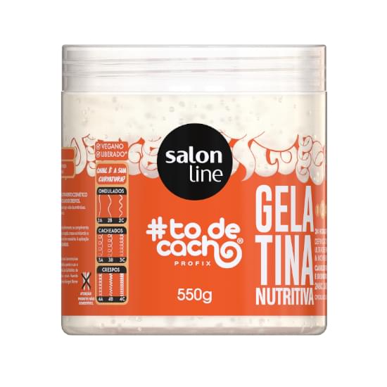 Imagem de Gelatina salon line #todecacho nutritiva 550g