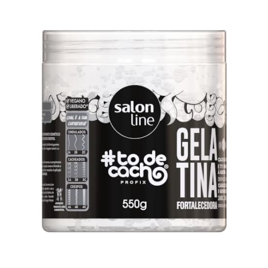 Imagem de Gelatina salon line #todecacho fortalecedora 550g