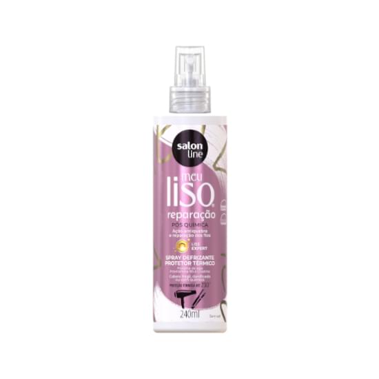 Imagem de Spray defrizante protetor térmico salon line meu liso reparação 240ml