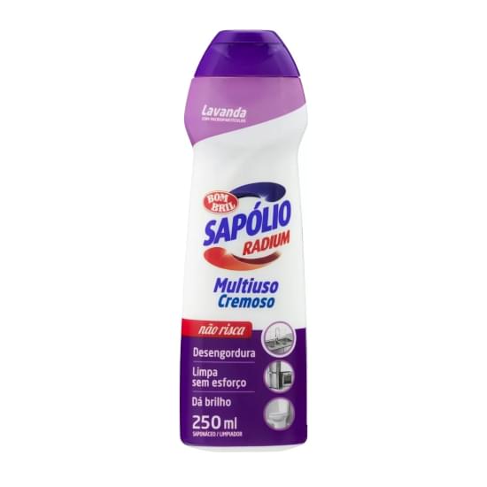 Imagem de Saponáceo cremoso multiuso com detergente lavanda font squeeze 250ml