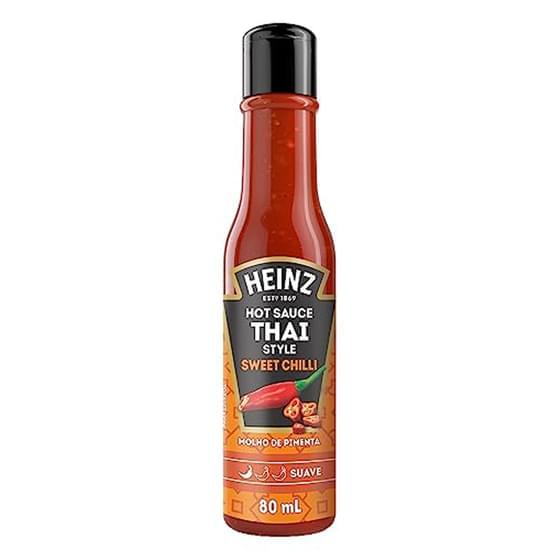 Imagem de Molho de pimenta sweet chilli suave heinz thai style frasco 80ml