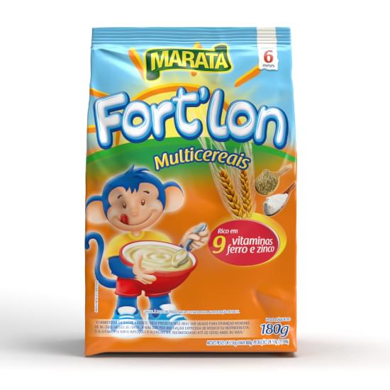 Imagem de Mingau de multicereais fortlon maratá sachê 180g