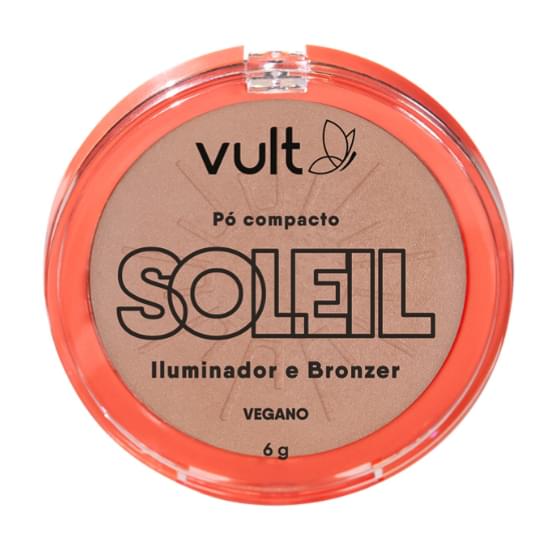 Imagem de Pó compacto iluminador e bronzer vult soleil 6g