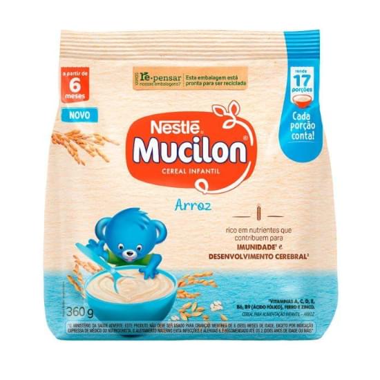 Imagem de Cereal infantil arroz mucilon pacote 360g