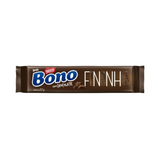 Imagem de Biscoito recheio chocolate bono fininho 57g