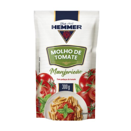 Imagem de Molho de tomate hemmer manjericão sachê 300g