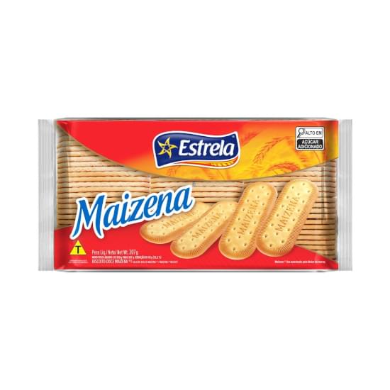 Imagem de Biscoito doce maizena estrela pacote 307g