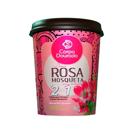 Imagem de Cremão regarv 2 em 1 corpo dourado dona rosa mosqueta 1kg