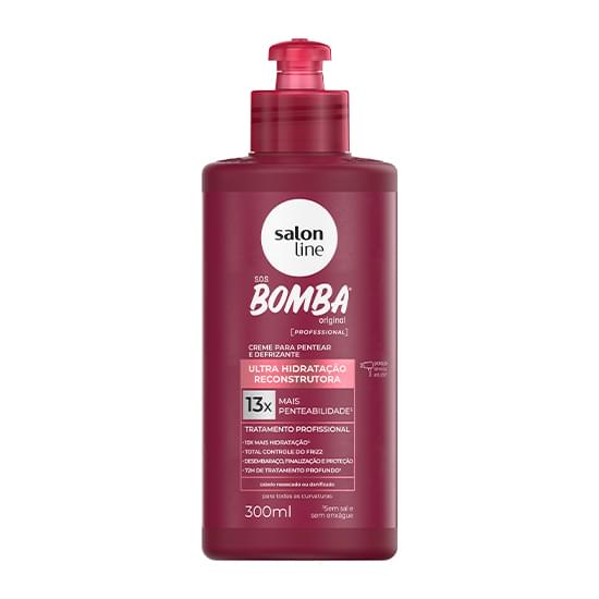 Imagem de Salon line bomba creme de pentear defrizante condicionador ultra hidratação 300ml