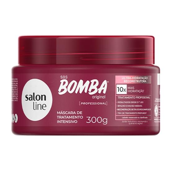 Imagem de Salon line bomba mascara ultra hidratação reconstrutora 300g