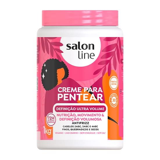 Imagem de Salon line creme de pentear definicao ultra volume 1kg