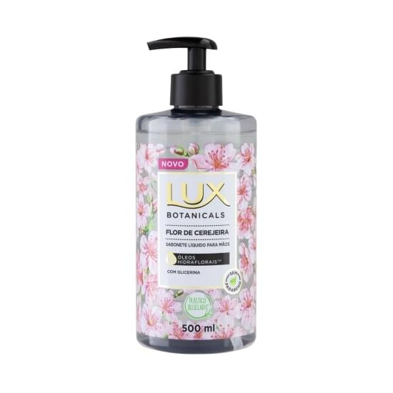 Imagem de Sabonete líquido para as mãos flor de cerejeira lux botanicals sachê 500ml refil leve mais pague menos