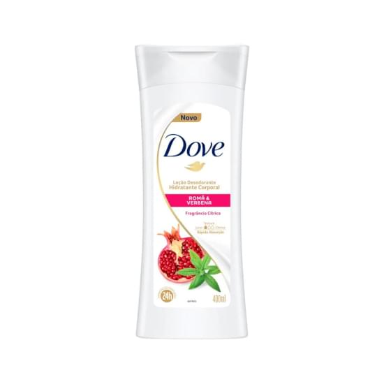 Imagem de Loção desodorante hidratante corporal romã & verbena dove frasco 400ml