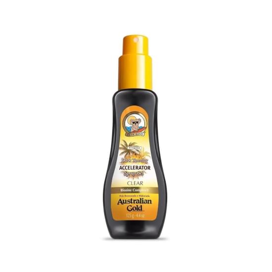 Imagem de Australian gold acelerador dark tanning spray gel clear 125g