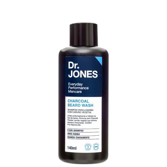 Imagem de Dr jones shampoo para barba com carvão vegetal 140ml